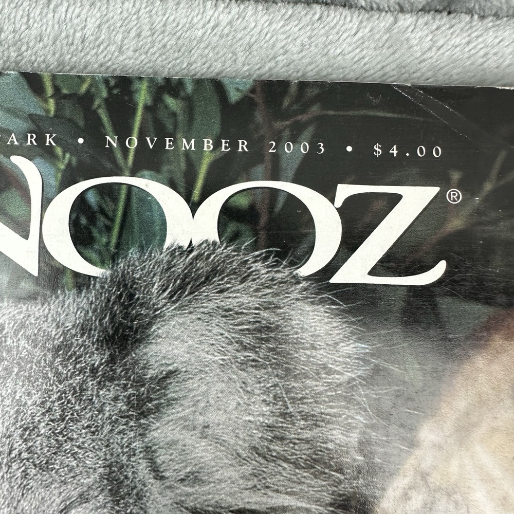 ZooNooz San Diego Zoo / Wild Animal Park Magazine November 2003 (2004 Calendar) - Picture 2 of 4